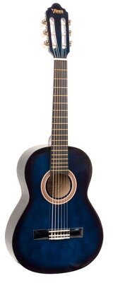 Valencia Series 100 1/4 Size Classical Guitar Natural Blue