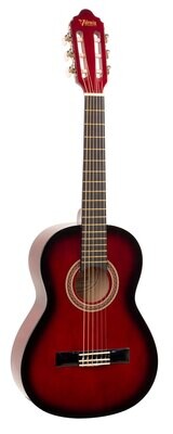 Valencia Series 100 1/4 Size Classical Guitar Natural Red