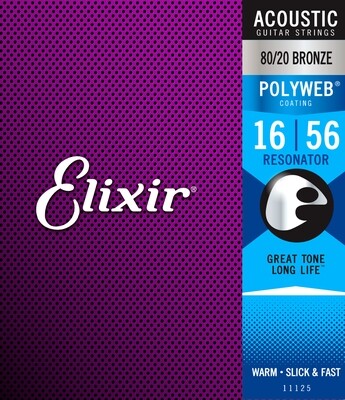 Elixir Polyweb Resonator 16-56 80/20 Bronze Elixir Polyweb Resonator 16-56 80/20 Bronze