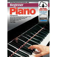 Progressive Beginner Piano Book/Online Video &amp; Audio