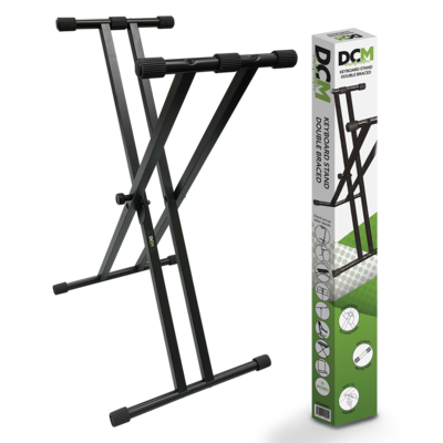 Double Braced heavy duty keyboard stand DCM