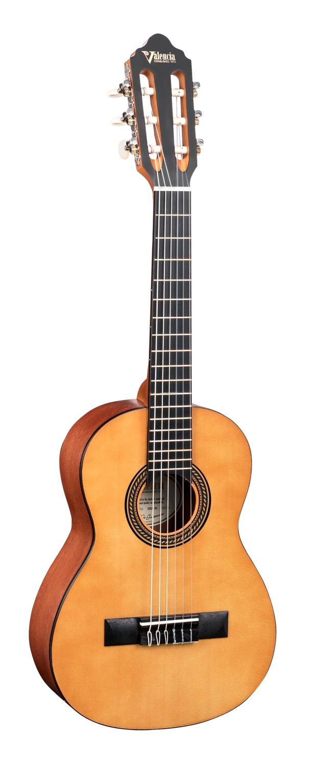 Valencia 200 Series 1/4 size Nylon string Guitar 2-5 Year old