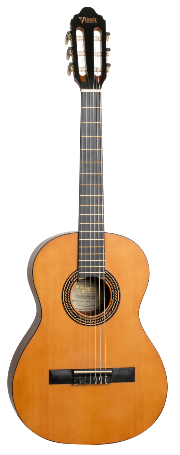 Valencia 200 Series HYBRID Nylon string Guitar 13 up