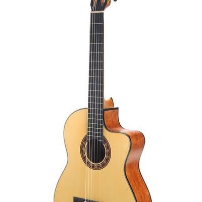 Valencia 304CE Ac/El Cutaway Nylon string Guitar