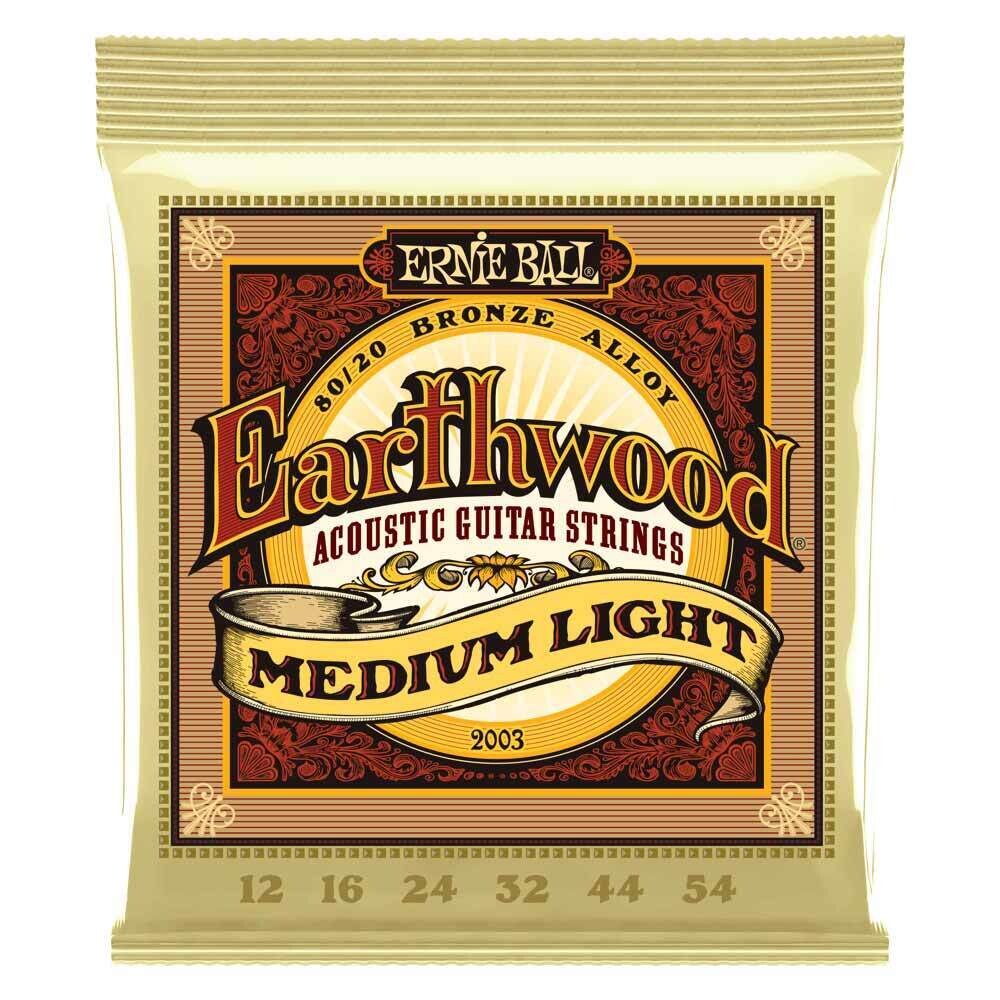 Earthwood 12-54 80/20  Med Light GENUINE ERNIE BALL Earthwood 12-54 80/20  Med Light GENUINE ERNIE BALL