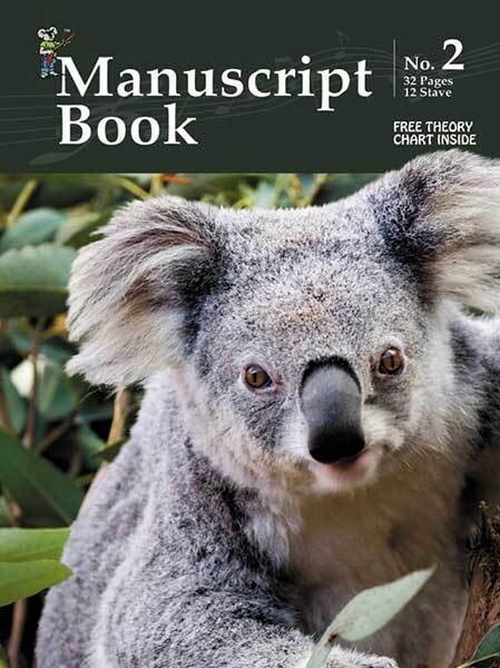 Progressive Manuscript Book 32 Pages / 12 Stave