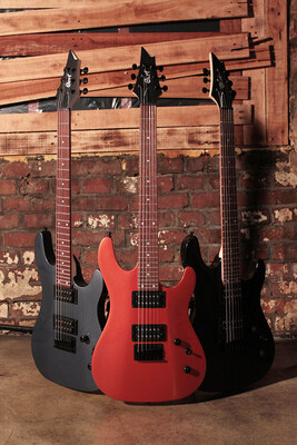 Cort KX100 Electric Twin Humbucker Metallic Ash finish