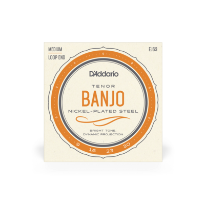 D&#39;Addario EJ66  Tenor Banjo Strings, Nickel, Light, 09-20