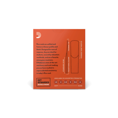 SOPRANO SAX Reed 2.0 Single Rico by D&#39;Addario