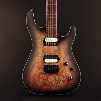 Cort KX300 Electric Active Twin Humbucker Hardtail Raw Burst
