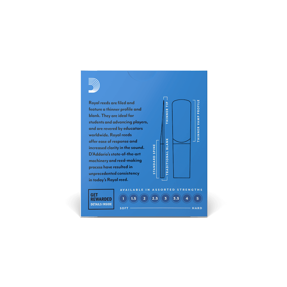 SOPRANO SAX Reed 1.5 Single Rico Royal by D'Addario