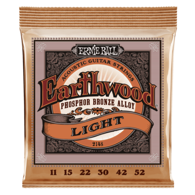 Earthwood 11-52 80/20 Medium GENUINE ERNIE BALL Earthwood 11-52 80/20 Medium GENUINE ERNIE BALL