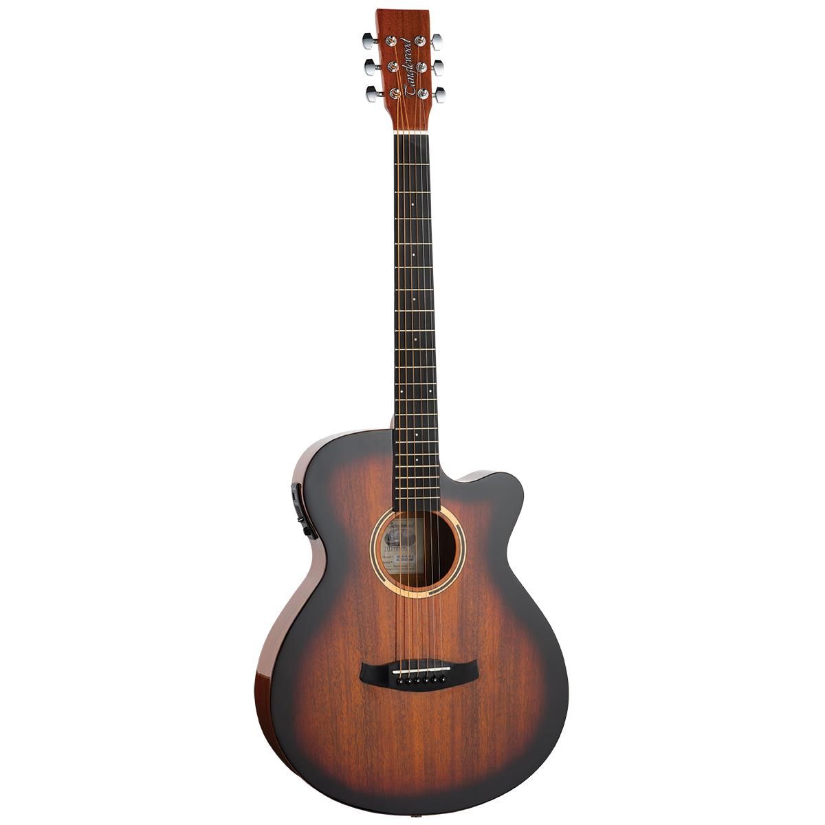 Tanglewood TDBTSFCESBG Discovery Super Folk Cutaway Acoustic/Elec All Mahogany Sunburst Gloss