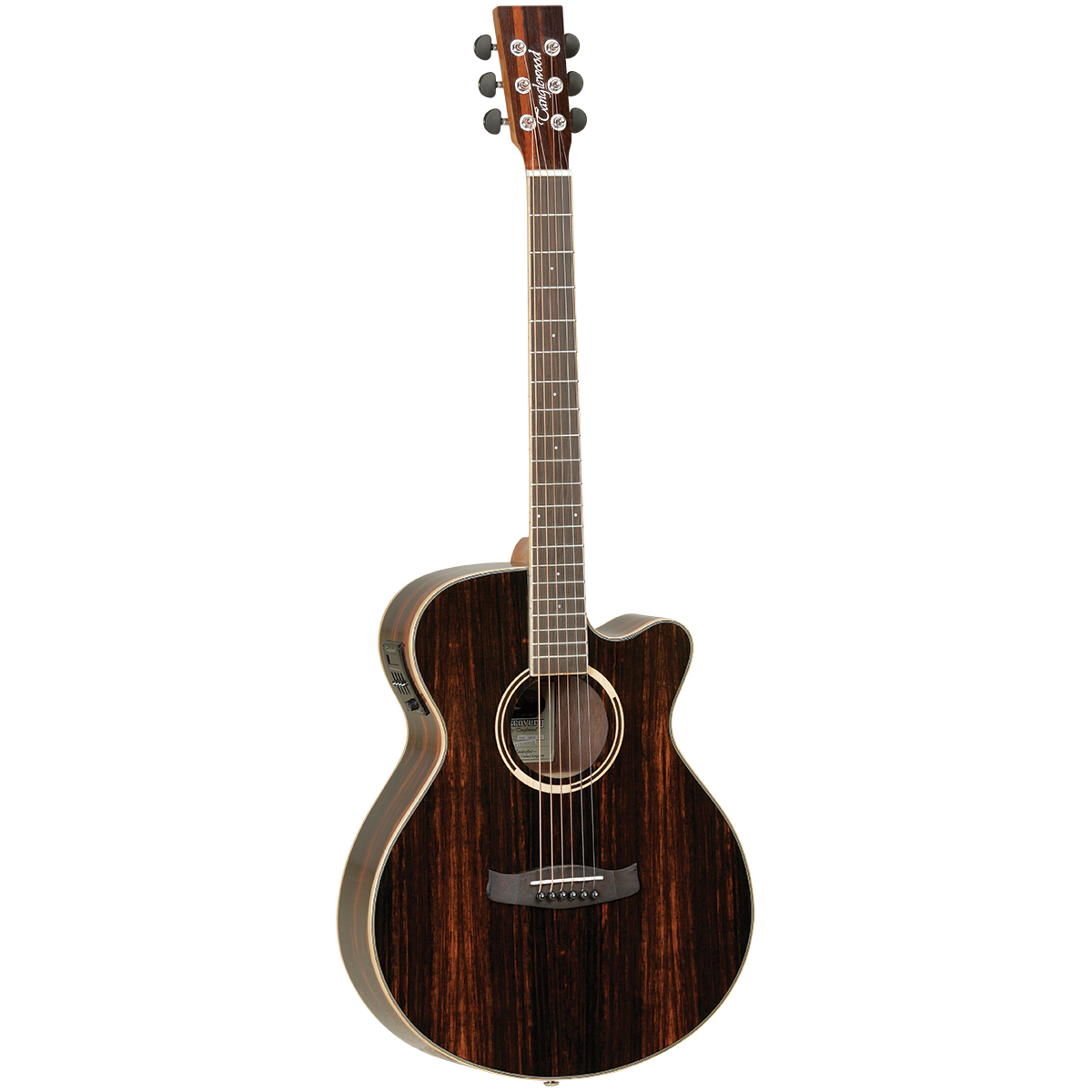 Tanglewood TDBTSFCEAEB Discovery Exotic Superfolk C/E All Ebony