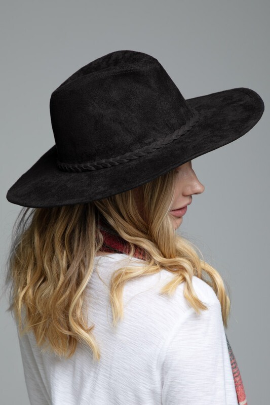 Suede Panama Hat