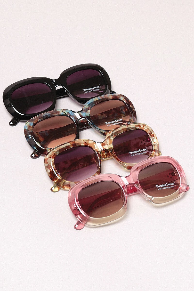Oval Frame Sunglasses