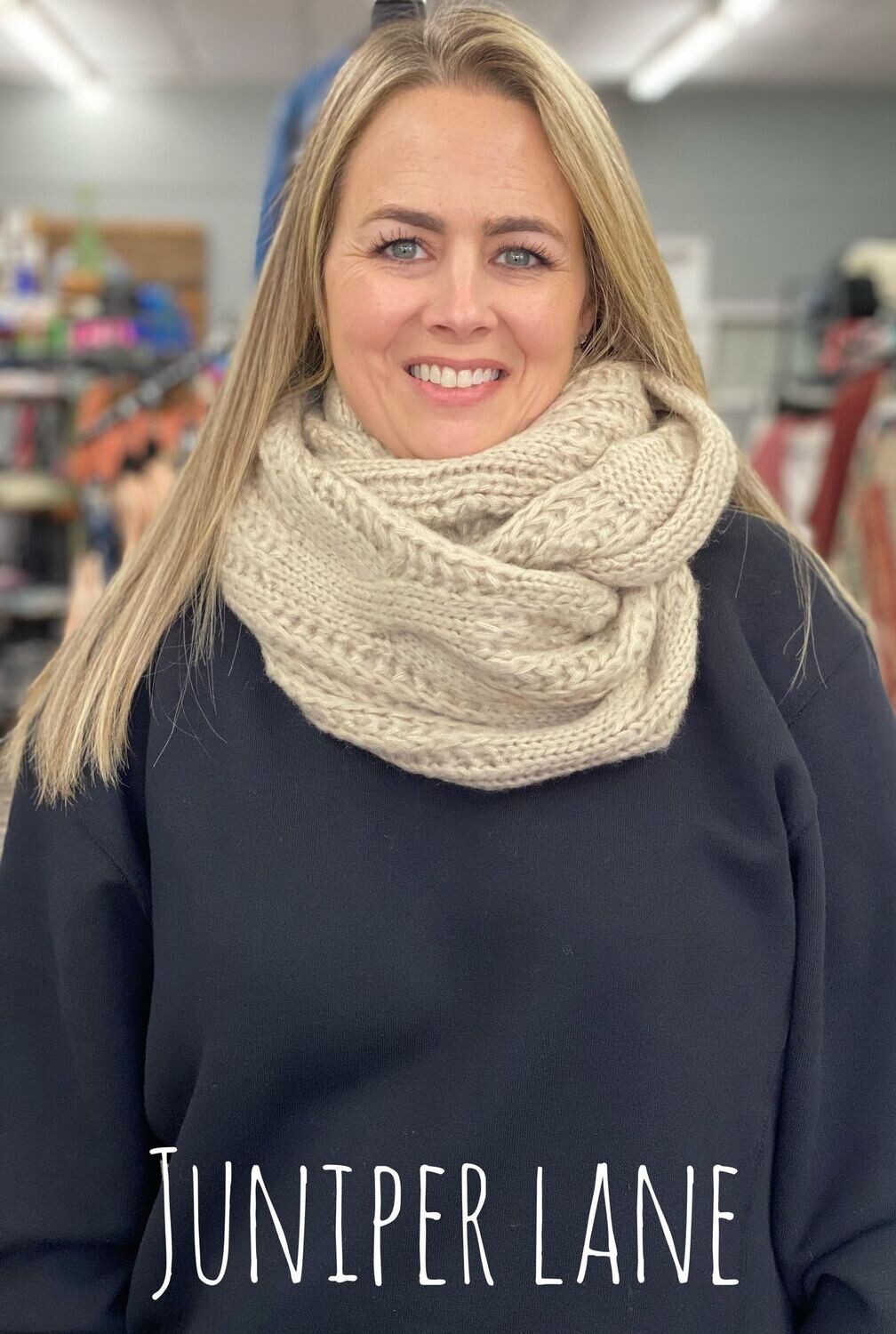 Knit Infinity Scarf