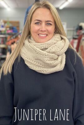 Knit Infinity Scarf