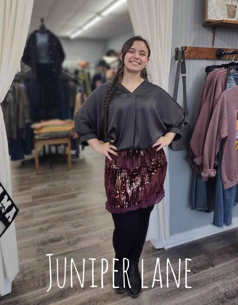 Sequin Skirt
