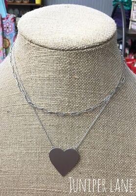 Heart Layered Necklace 