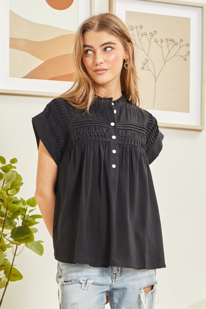 BD Pleat Top