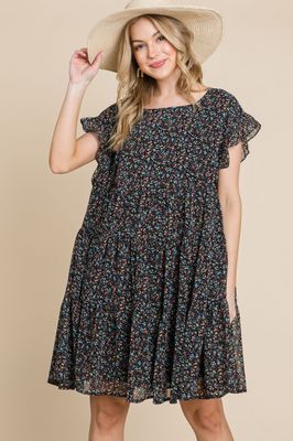 Floral Chiffon Dress
