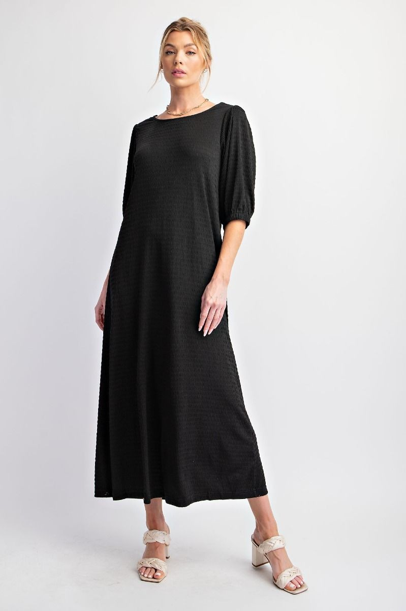 KNIT MIDI DRESS KNIT MIDI DRESS