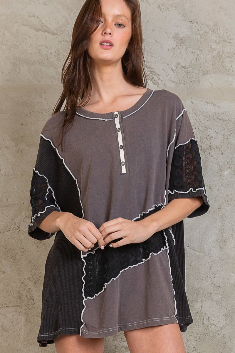 Color Block Lace Color Block Lace