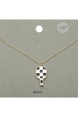 Enamel PB Necklace