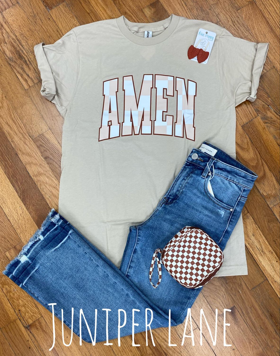Amen Checker Tee