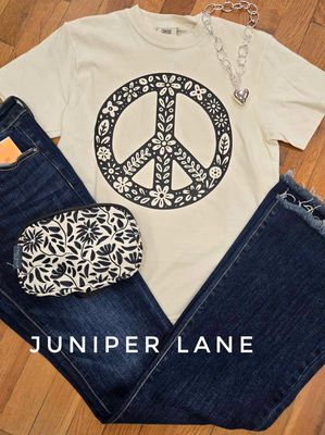Floral Peace Tee