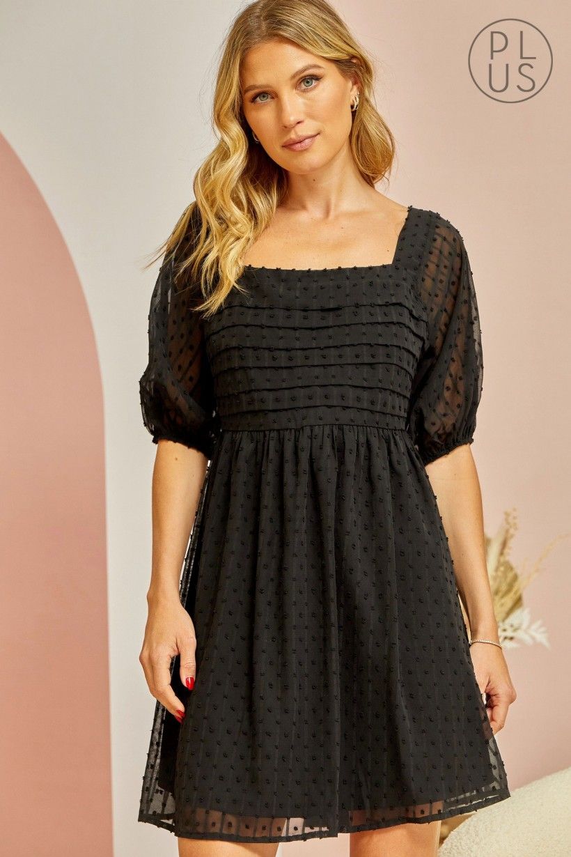 Pleat Bodice Dress
