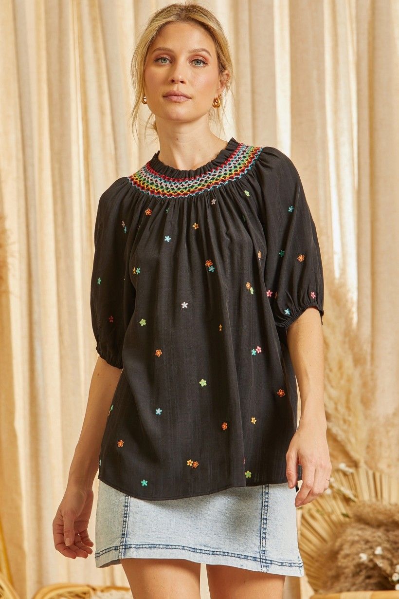 AXU Emb Top