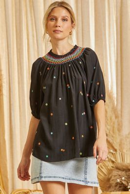 AXU Emb Top