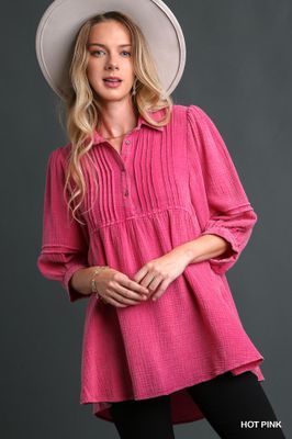 U Gauze Tunic