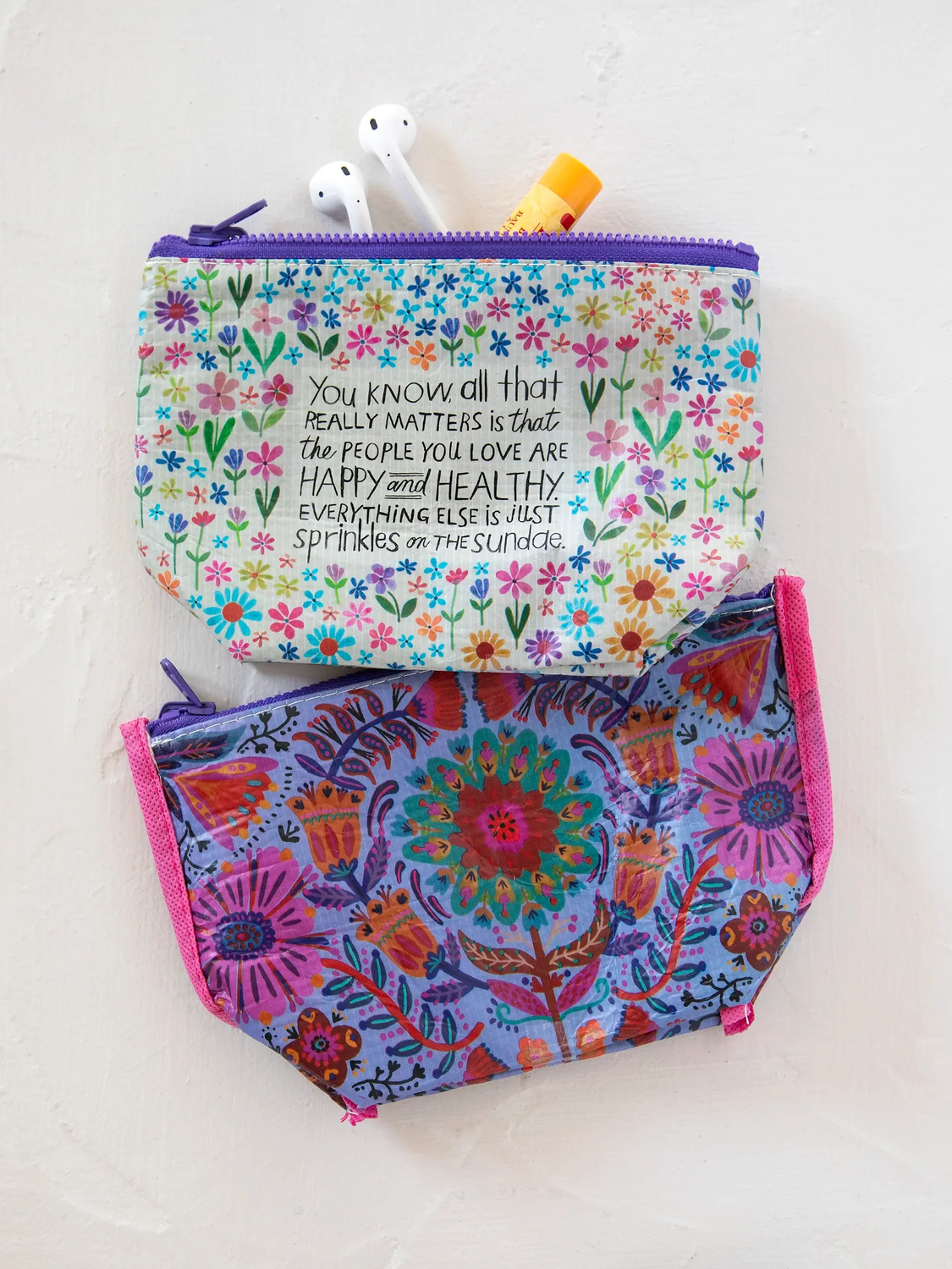 NL Reversible Zip Pouch