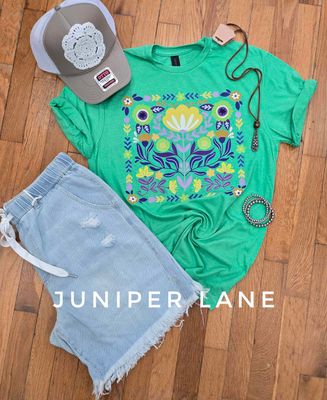 Purple Boho Tee