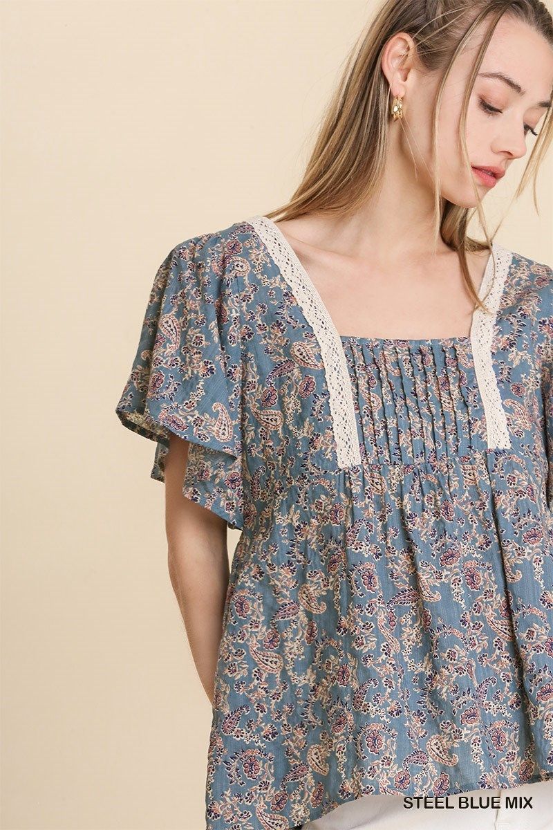UG Lace Trim Top