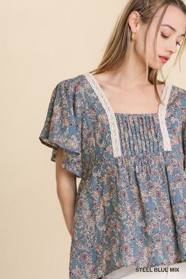 UG Lace Trim Top