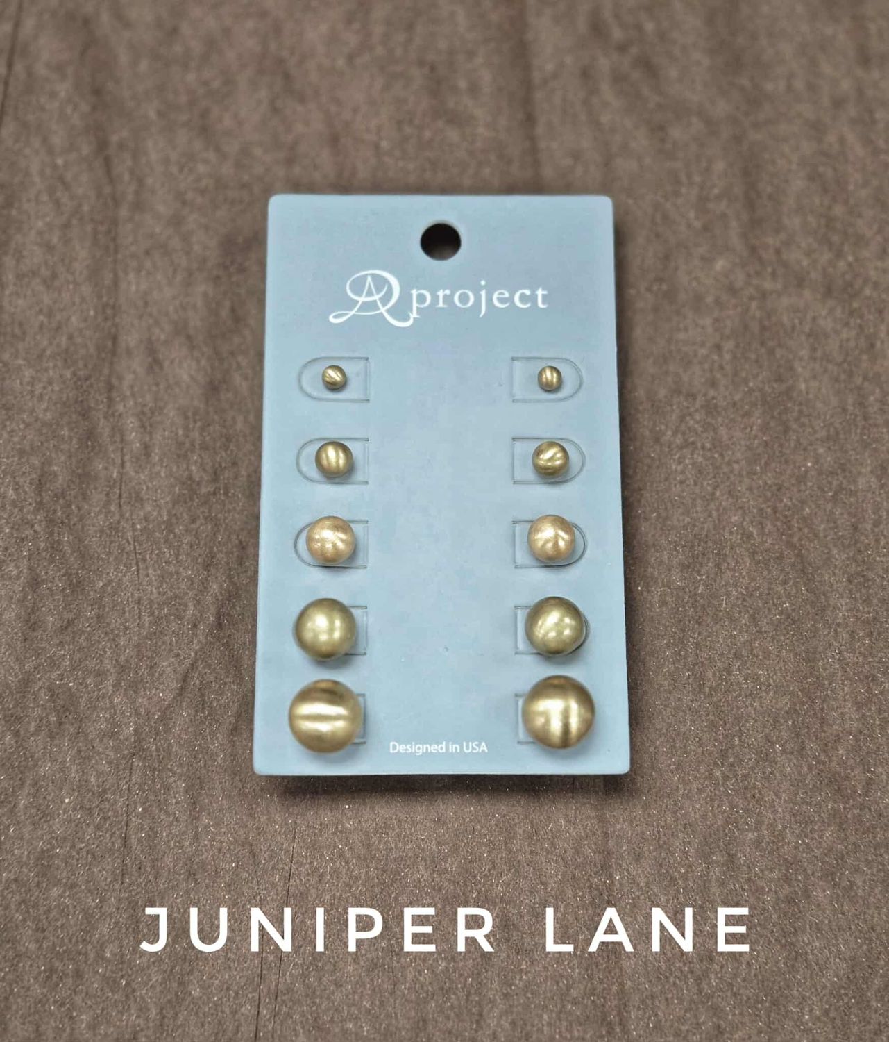 5pk Ball Earrings