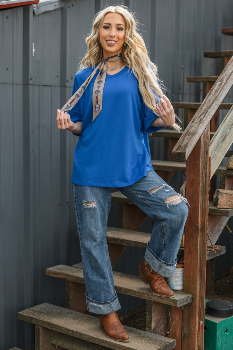 Terry Top w/raw edge