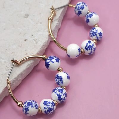 Porcelain Hoops