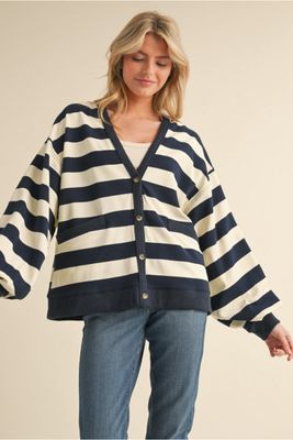 J Stripe Cardi