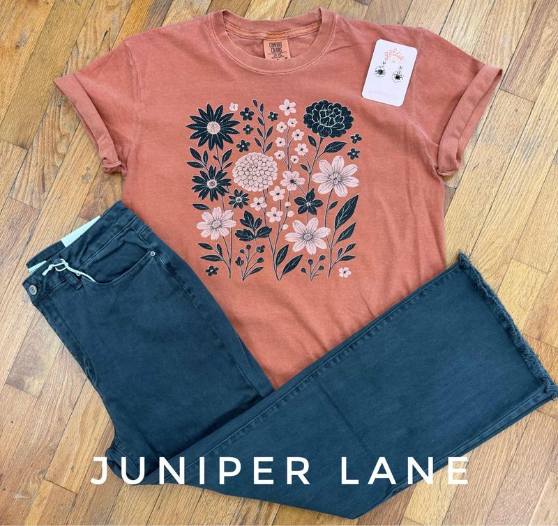 Fall Floral Tee