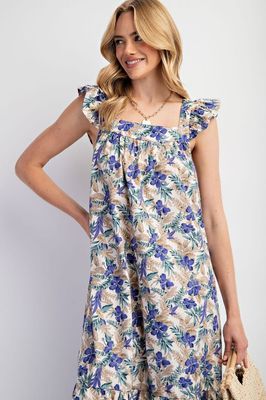 E Ruffle Trop Dress