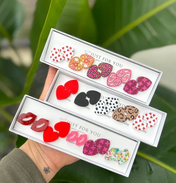 Heart Earring Box