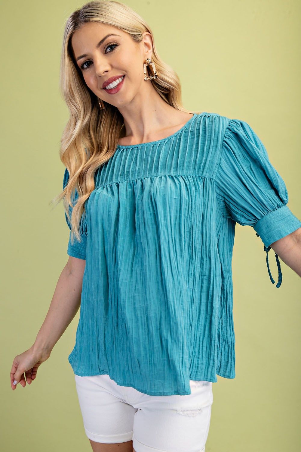 G Crinkle Pleat Top G Crinkle Pleat Top