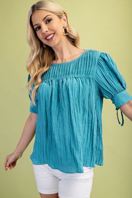 G Crinkle Pleat Top G Crinkle Pleat Top