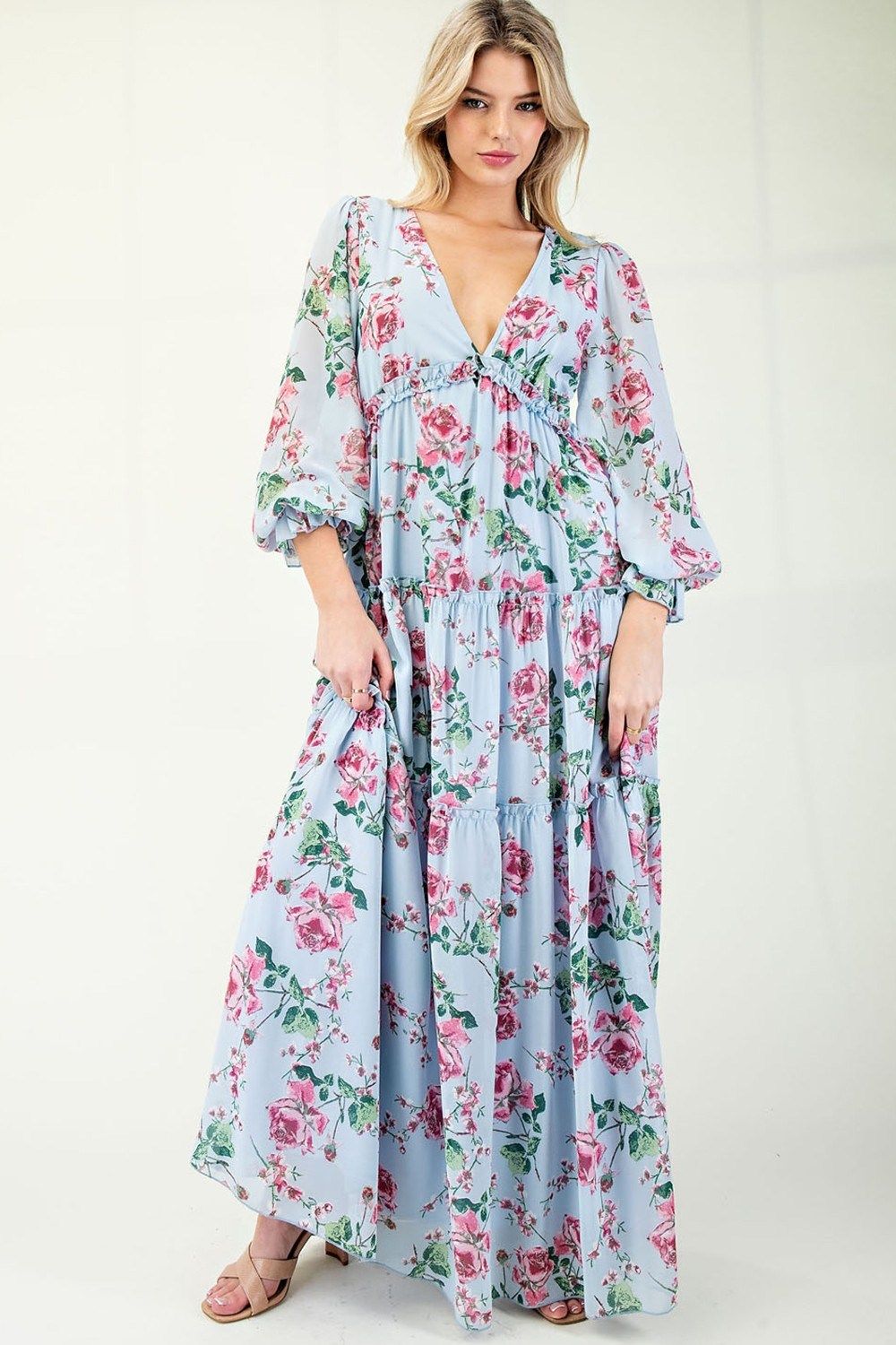 EE V Neck Maxi EE V Neck Maxi