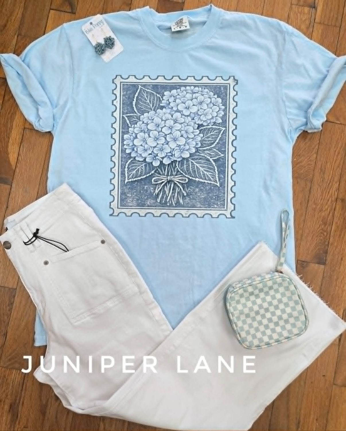 Blue Flower Tee Blue Flower Tee